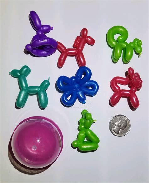 balloon animal figurines.